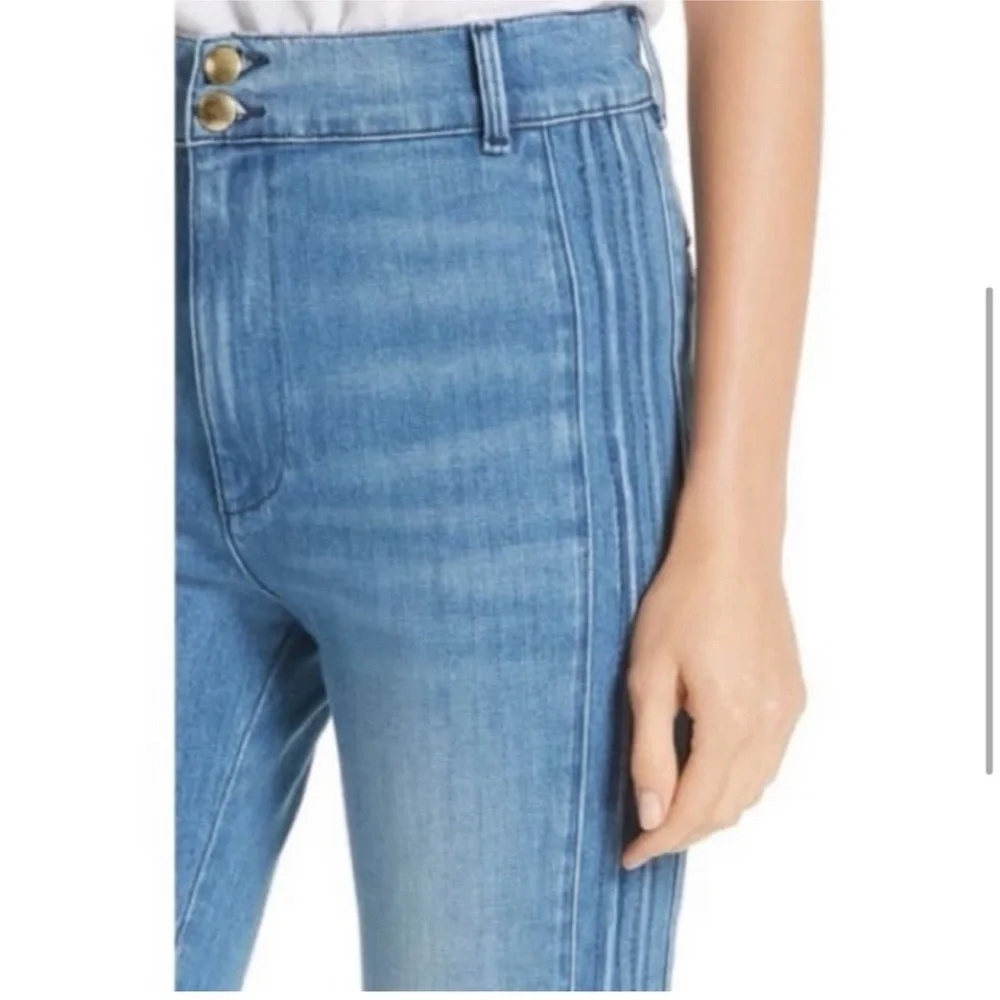 Frame Jeans Parisian Straight Leg Jeans Leon Light Wash Size 24